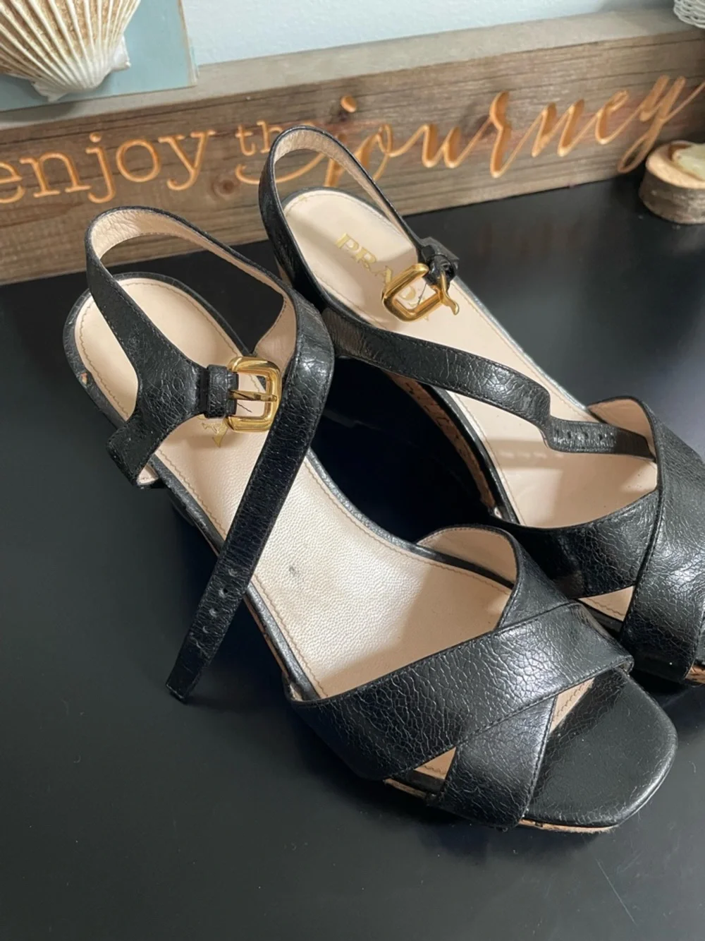 Prada wedges size 37